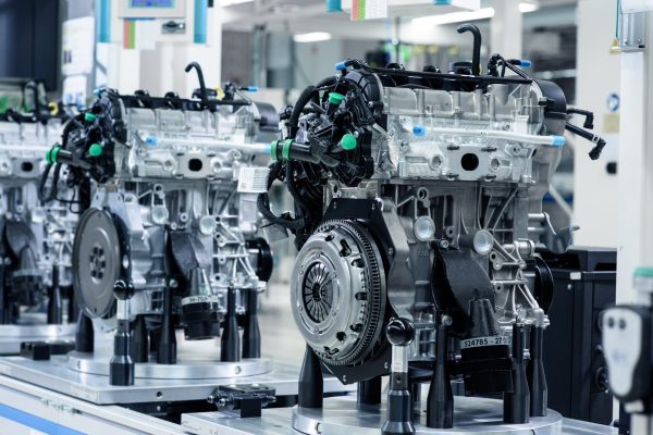 Конвейерное производство двигателей Volkswagen