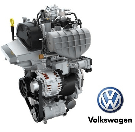 Рядный трёхцилиндровый двигатель от Volkswagen объёмом 1 л